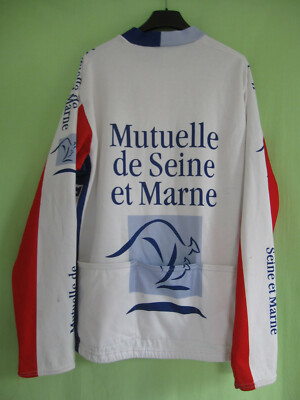 Maillot Cycliste Manches Longues NMU Seine Et Marne, Noret, Taille 5/XL Homme