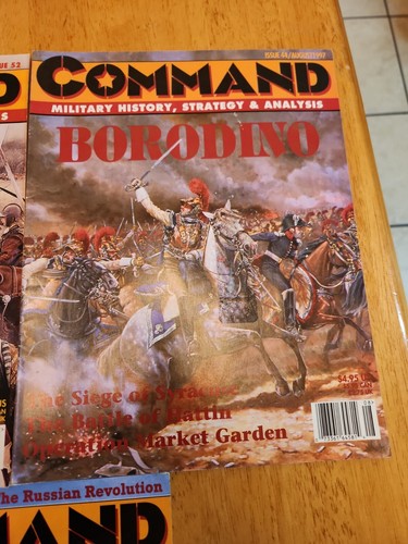 Vintage Command magazine issues 44, 52, & 54 - Picture 4 of 13