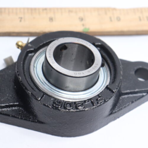 2-Bolts Flange Mounted Bearing Cast Iron 1.125" FL206 - Picture 1 of 4
