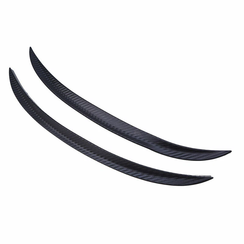 2x Fibra de Carbono Estilo Rueda Coche Arco Acampanado Protector Borde Labios Guardabarros Foto 4 de 4