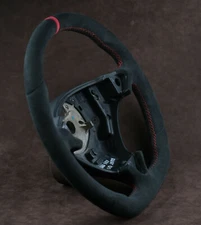 Porsche Cayenne 955 957 custom Steering WheeI flat bottom Alcantara Turbo S GTS