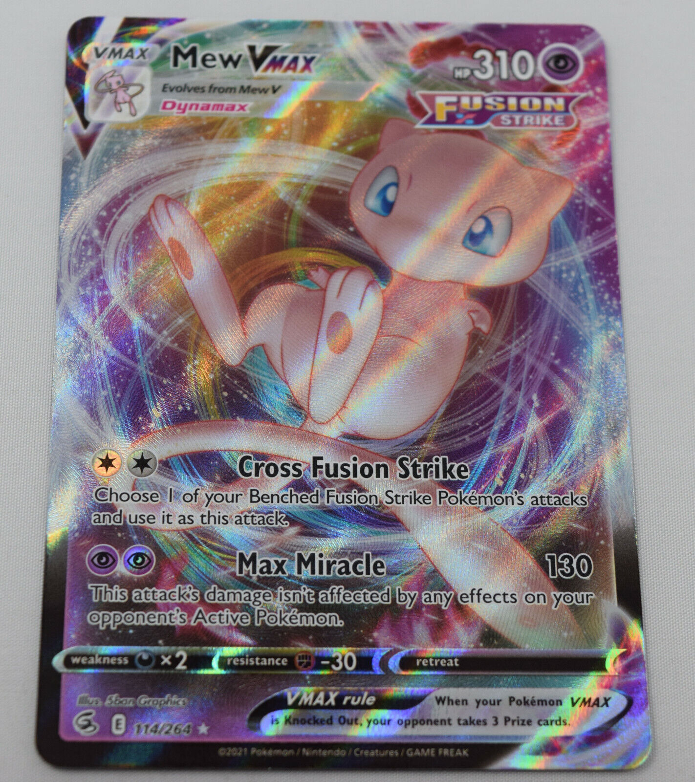 Mew VMAX, Fusion Strike, TCG Card Database