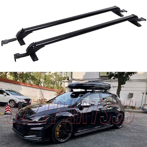 105CM Lockable Cars Roof Rack Cross Bars Luggage Carrier For VW Golf