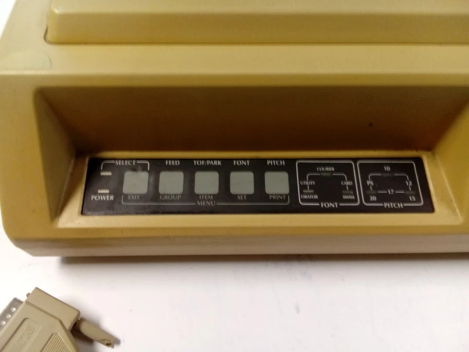 Stampante ad aghi monocromatica OKI MICROLINE 380 - Immagine 3 di 4