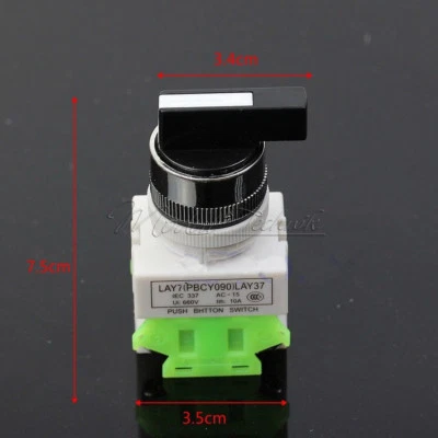 MARKENLOS New Rotary Three Position Selector Switch Power Ignition LAY7-20X/3