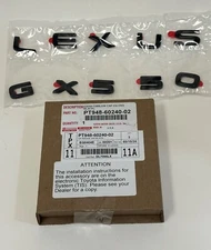 LEXUS OEM FACTORY BLACK EMBLEM OVERLAYS 2024-2025 GX550
