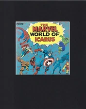 8X10" Matted Print Picture Record Cover Album Art: The Marvel World of Icarus
