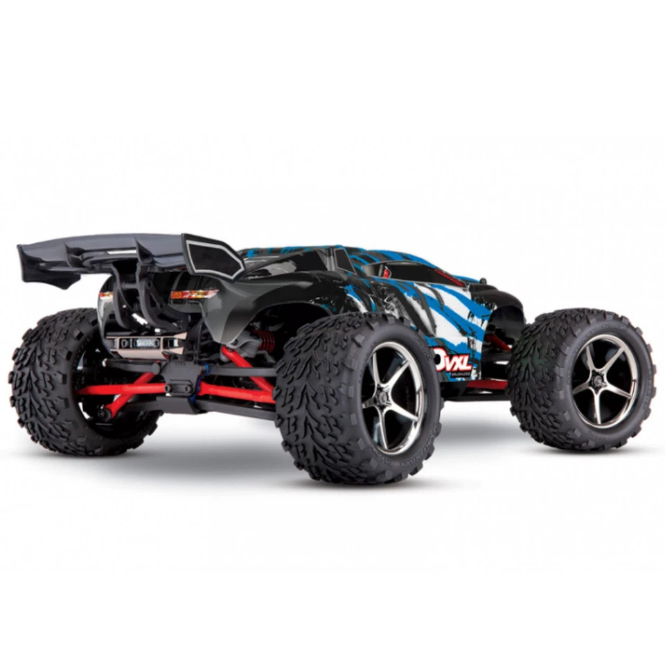 Traxxas E-Revo 1:16 Tsm Blu Rtr Vxl Rtr senza Spazzole TRX71076-8BLUEX - Immagine 3 di 4