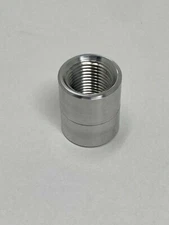 1/2" NPT Threaded Full Coupling Connector Alum 6061-T6 Schedule 40 Pipe Fitting 