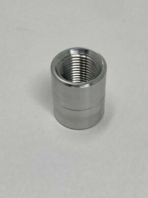 CZ INDUSTRIES 1/2" NPT Threaded Full Coupling Connector Alum 6061-T6 Schedule 40 Pipe Fitting
