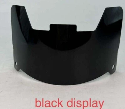BLACK Full Size Football Helmet Visors & Clips FOR DISPLAY ONLY, NOT SEE THROUGH