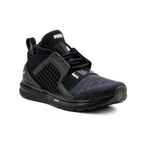 Mens PUMA IGNITE LIMITLESS KNIT Black 