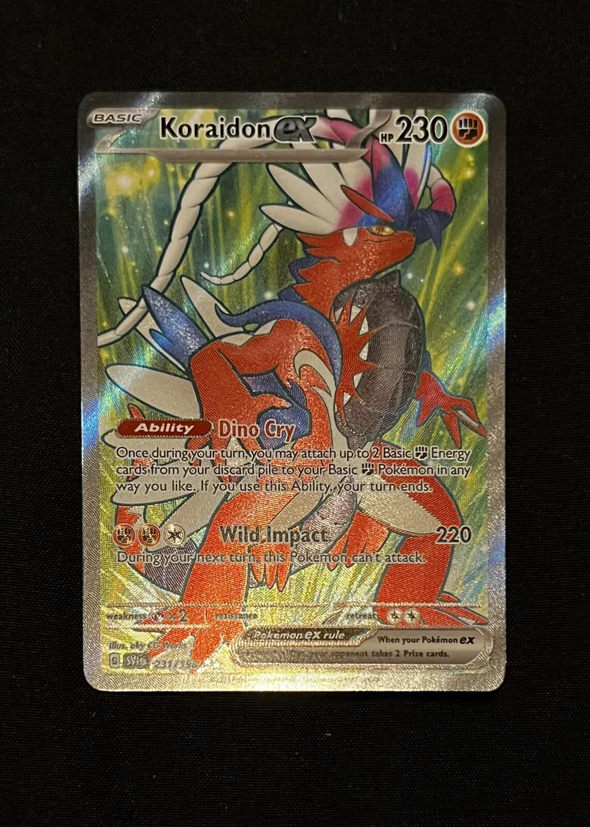 Koraidon ex - 231/198 - PSA 10 - Full Art - SVI - Pokemon - 56284 – Squeaks  Game World