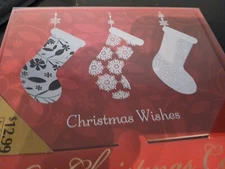 CHRISTMAS WISHES 15 Ct Cards &16 Envelopes Holiday BoxedCards Rite Aid