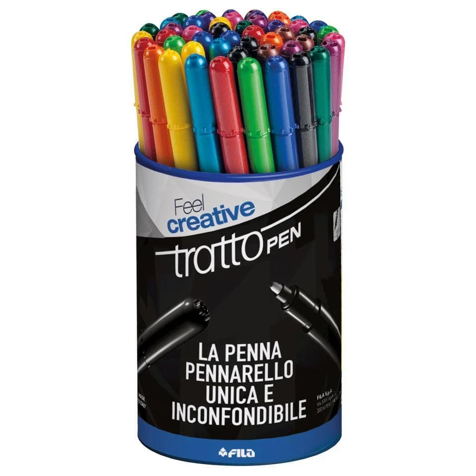 Astuccio Tratto Pen Verde – Penna A Punta In Fibra 0,5 Mm, Confezione Da 12 Pezzi - 5