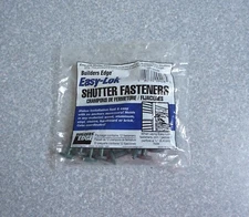 Easy-Lok Shutter Fasteners, New in Pkg., 3", #028 Forest Green, 12 Pegs per Pkg.