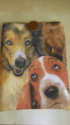 Tasche, Etui, Hülle für eBook-Reader, wie  Kindle,Tolino - Motiv Hunde 2