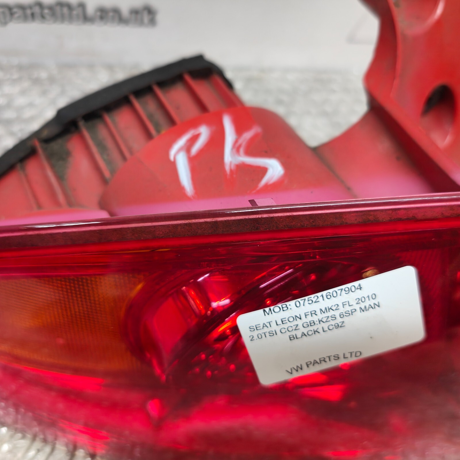 SEAT LEON FR MK2 PASSENGER REAR OUTER LIGHT 20092012 eBay