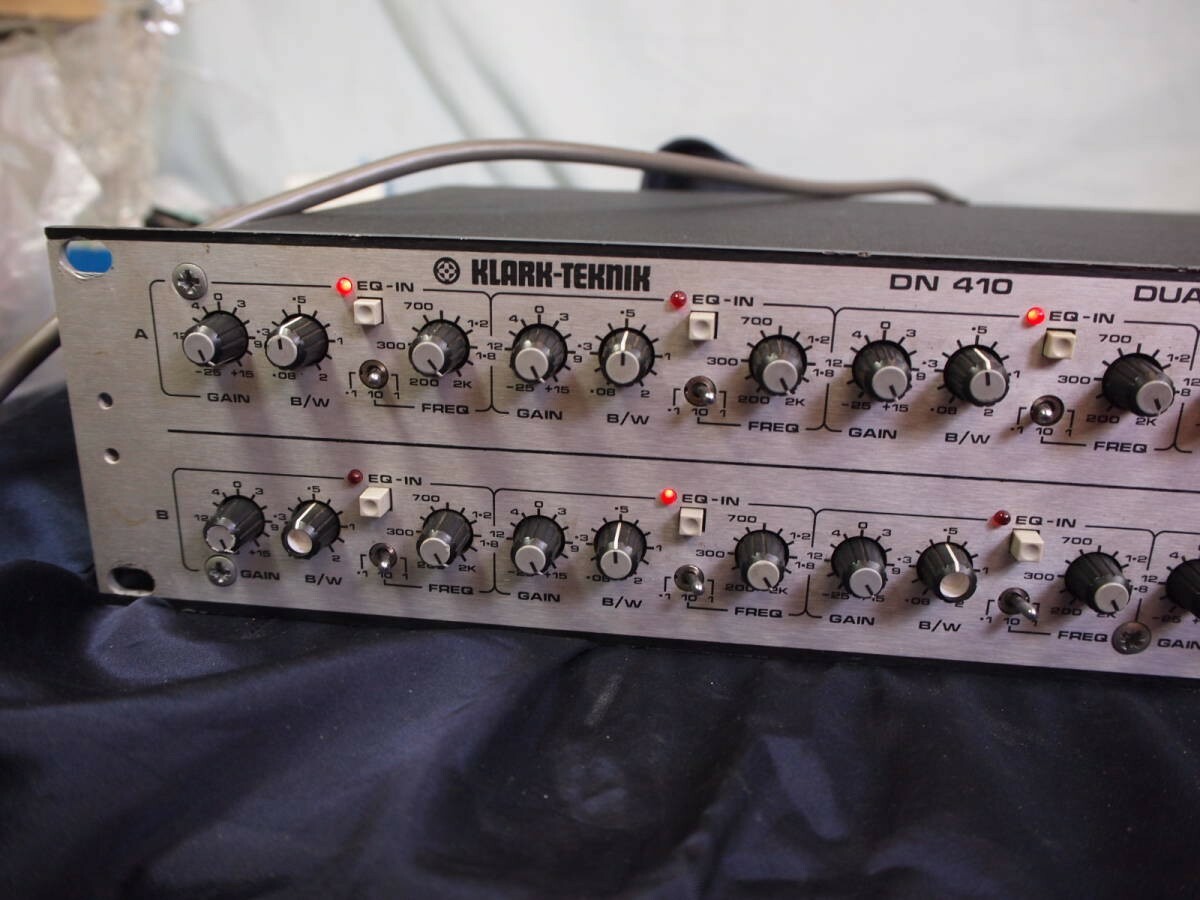 Klark Teknik DN410 DN 410 Dual Parametric Equalizer Free Shipping eBay