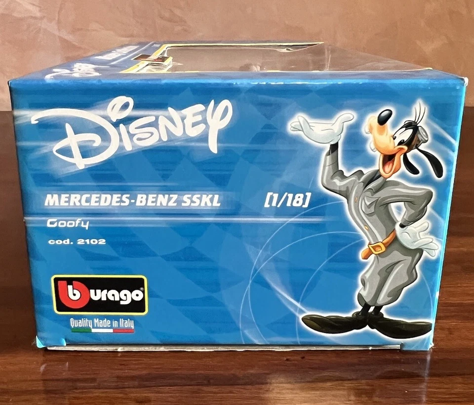 Burago Mercedes - benz sskl goofy Disney Collection 1/18 COD. 2102 - Immagine 4 di 4