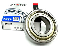 KOYO 6205 ZZ DEEP GROOVE BALL BEARING, METAL SHIELDED 25x52x15 mm