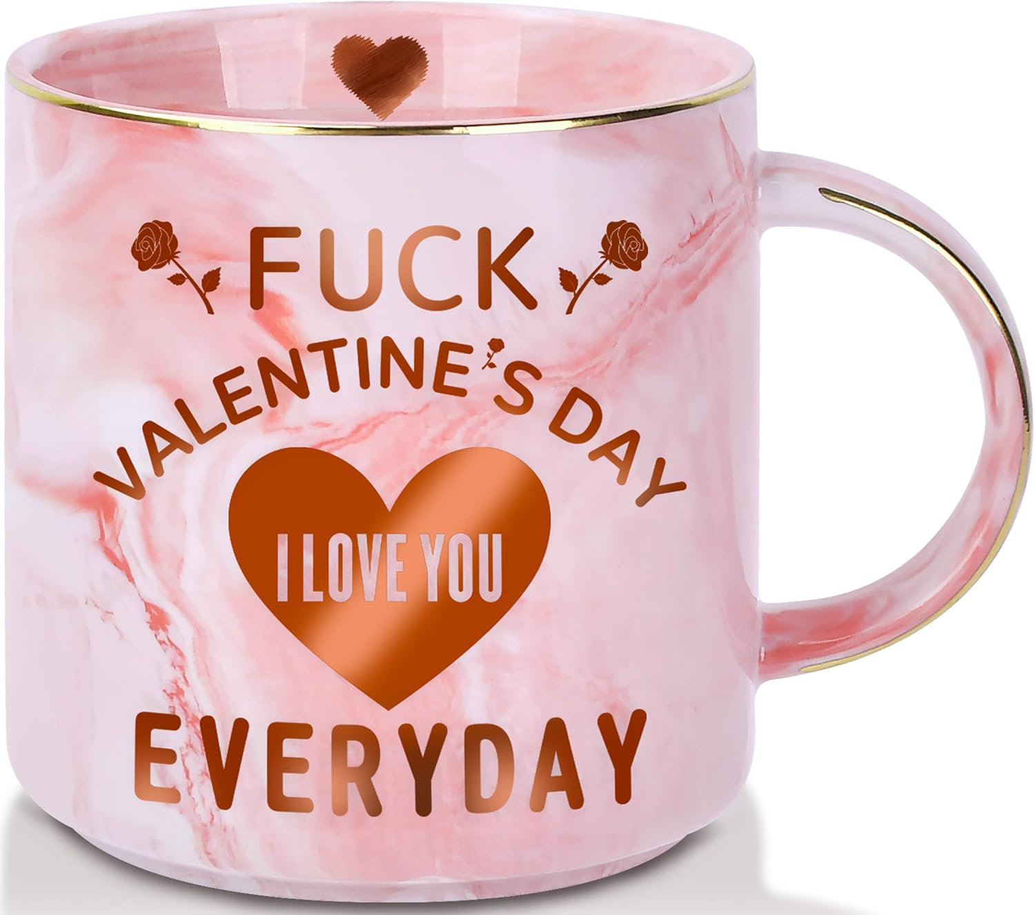 Valentine's Day Gift for Her - 12oz Funny Coffee Mug, Cute Gift for Wife Her