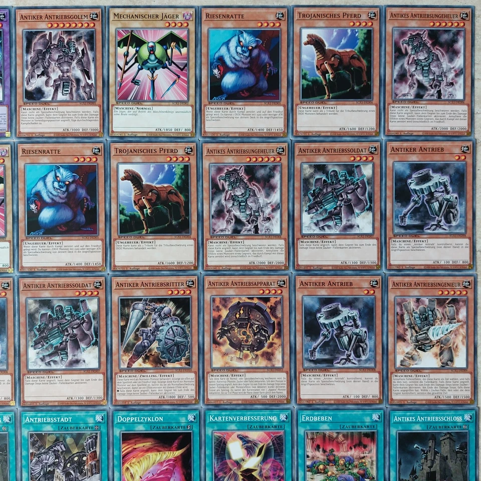Yugioh GX Antiker Antriebsgolem Themendeck Fusion Maschine 60 Karten deutsch - Bild 3 von 4