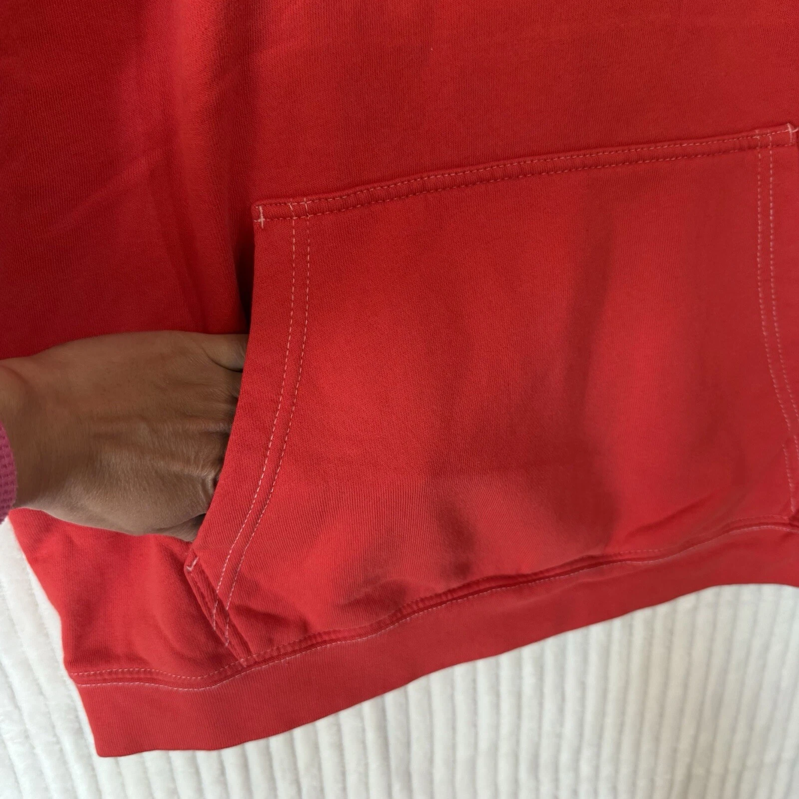 UNDERCOVER Felpa con cappuccio Migos Tour 2018 Culture II rossa maglione manica lunga taglia L hip hop