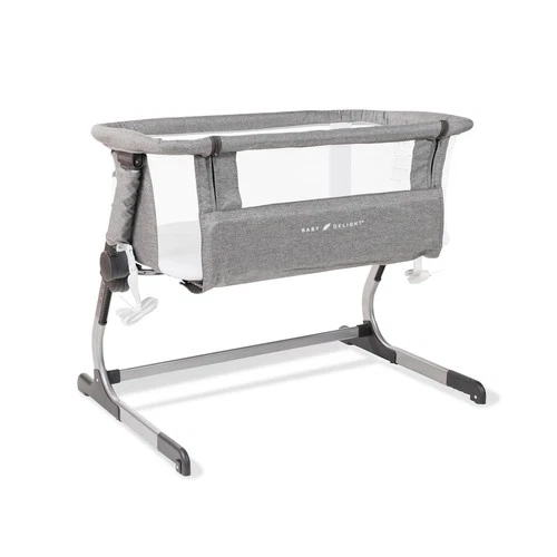 Baby Delight Beside Me Dreamer Charcoal Tweed Bassinet Bedside Sleeper BD06040