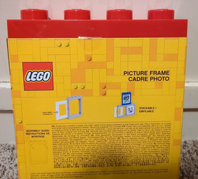 LEGO Red Lego Block 5 x 7 Picture Frame that is Stackable! #4113New & Sealed!