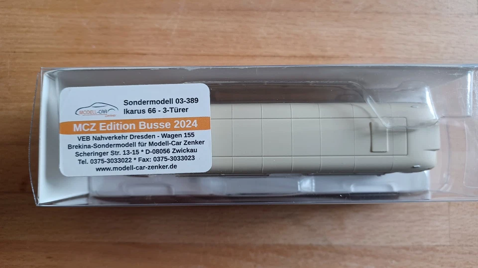 Brekina Ikarus 66 Modellbus DVB VEB Nahverkehr Dresden 1:87 - Bild 2 von 2