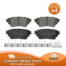 Rear Ceramic Brake Pads w/Hardware for Mitsubishi Outlander Phev Eclipse Cross