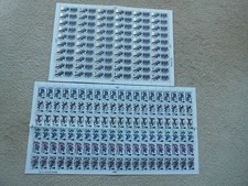 QEII Complete Stamp Sheets - Battle of Hastings Anniversary. 1/3d and 4d.