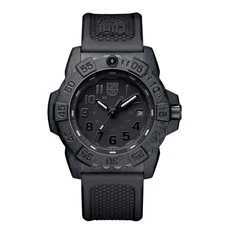 Luminox XS.3501.BO.F Navy Seal Trident Black Dial Rubber Strap Date Swiss Watch