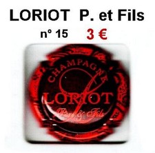 Capsule  de  Champagne  LORIOT  P. et Fils  n° 15