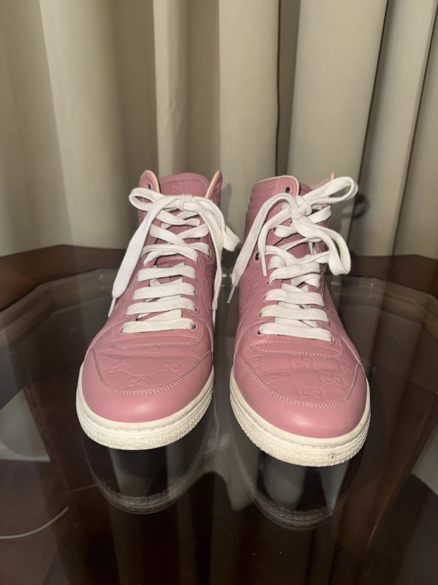 Gucci GG High Logo Print - Soft Pink W for sale | eBay