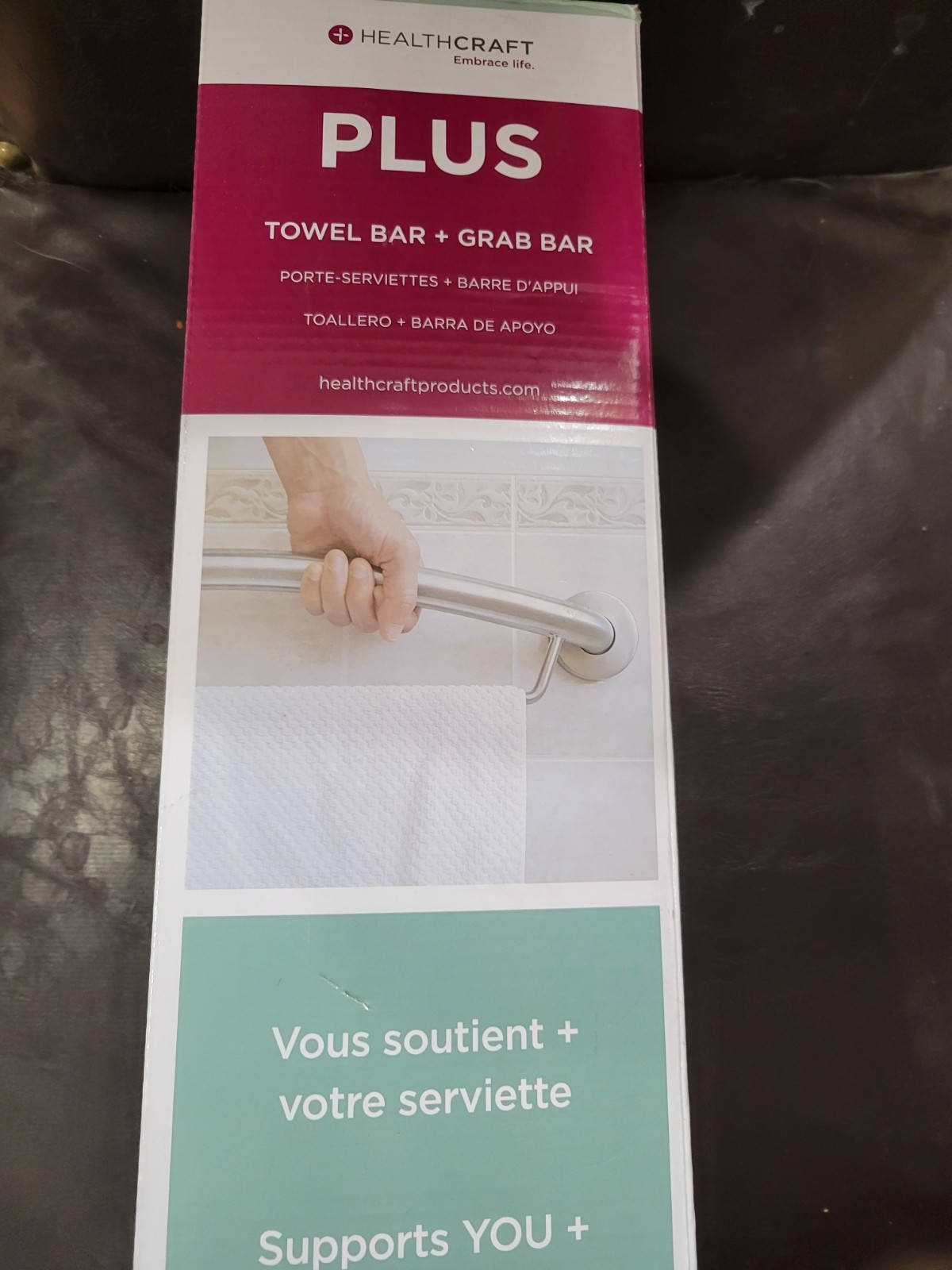 Bar Grab Bar Combo, Plus Towel Bar By , Ada Compliant