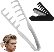 2pcs Texture Comb Men, Nowavibe Magic Combs,Texturising comb, Messy Hair Texture