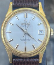 Vintage 1959 Omega 561 Constellation automatic 18k gold watch