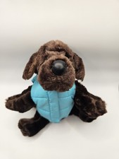 Webkinz Cocoa Lab Plush Chocolate Dog No Code with vest