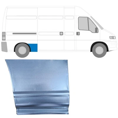 Für Fiat Ducato Boxer 1994-2006 reparatur blech vor dem Hinterrad Rechts - Bild 1 von 2