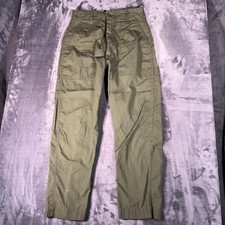 Vintage US Military Aviation Utility Pants Lightweight OG-107 28x26 60s USA