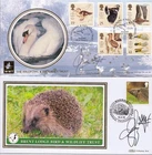 GB Selection of 4 x BIRDS & NATURE FDC's all Signed by CHRIS PACKHAM