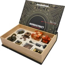 9PCS Metal Brain Teaser Puzzle Set – 9 Brain Teaser Puzzles with Display Rack, 3