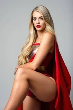 4x6  Color Photo Print Women Famous Fan Art ai Fantasy superhero cosplay DF23