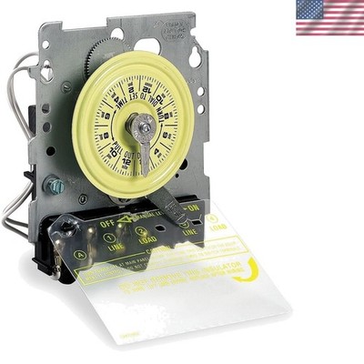 T104M Mechanical Time Switch - Versatile 12 ON/OFF Timer with Tripper Included
