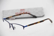 NEW MOREL NOMAD 40050N BB 05 BLUE GUNMETAL AUTHENTIC FRAMES EYEGLASSES 55-18