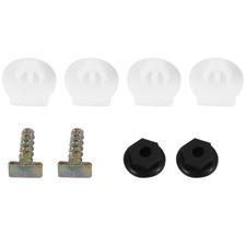8pc VorderradkotflÜGel Zierclips Kunststoff Metall Schraubenmutter Set FÜR 7666