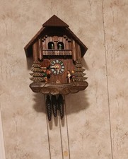 Vintage West German Cuckoo Clock Great Condit...