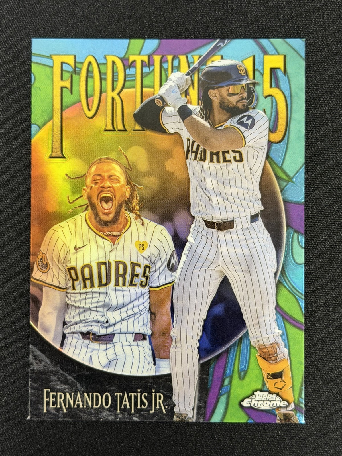 2025 Topps Chrome • Fernando Tatis Jr #F15-3 Fortune 15 • Padres NM/M